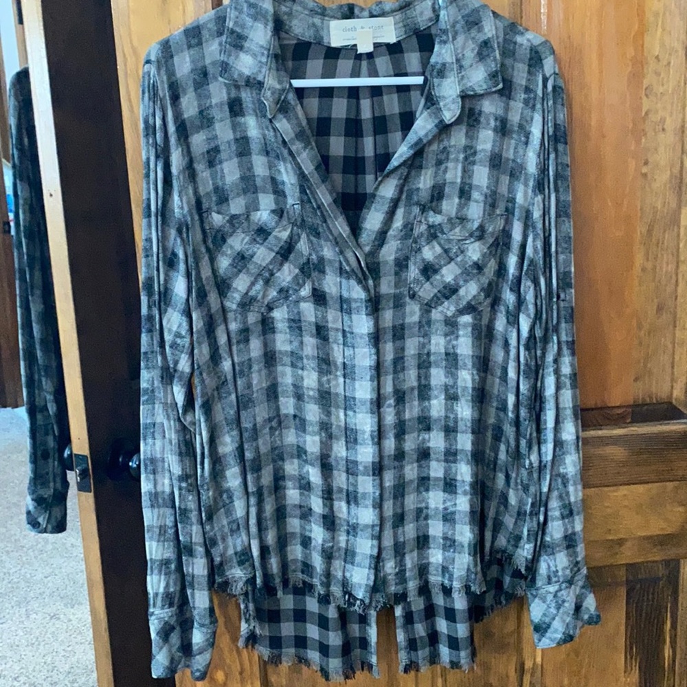 Distressed Women’s flannel